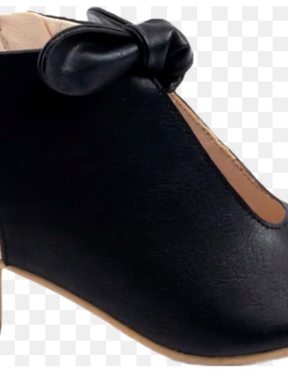 Black Bow-Accent Women's Mule Clog - Picture 5 of 10